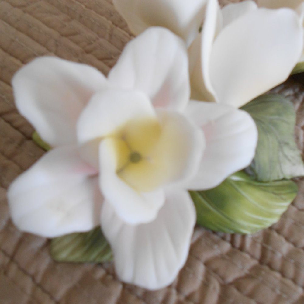 Bisque Porcelain Flower - Picture 5 of 8